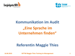 Eine Sprache im Unternehmen finden