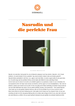 Nasrudin und die perfekte Frau