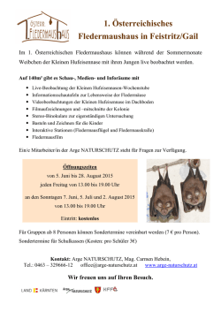 Informationsblatt SOMMER 2015