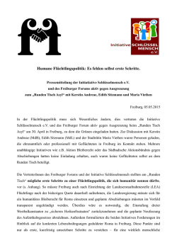 Humane Fl&uuml;chtlingspolitik: Es fehlen selbst erste Schritte.