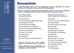 Das sollte in keiner Reiseapotheke fehlen: Schmerzmittel
