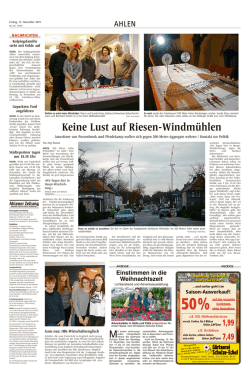 Keine Lust auf Riesen-Windmühlen