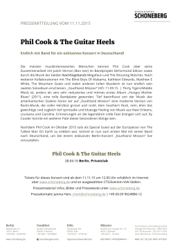 Phil Cook & The Guitar Heels