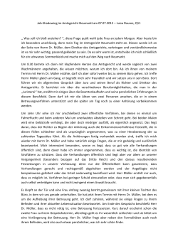 Job-Shadowing im Amtsgericht Neumarkt am 07.07.2015 &ndash; Luisa