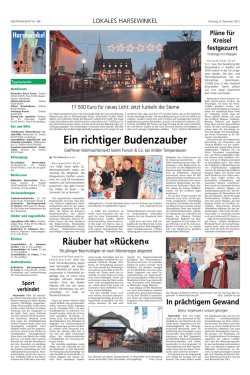 Ein richtiger Budenzauber - Engelmarkt