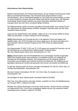 Informationen &uuml;ber Glasschneider: Moderne - Tiffany