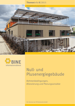 Null- und Plusenergiegebäude