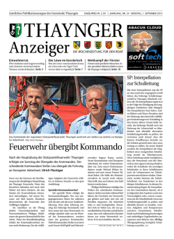 Feuerwehr &uuml;bergibt Kommando