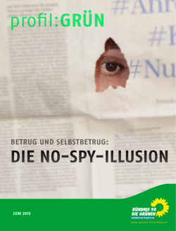 profil:Grün - Bündnis 90/Die Grünen Bundestagsfraktion