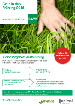 Gr&uuml;n in den Fr&uuml;hling 2016