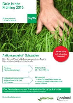 Gr&uuml;n in den Fr&uuml;hling 2016