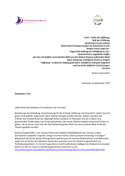 Gr&uuml;n - Farbe der Hoffnung, Duft des Fr&uuml;hlings, Symbol des neuen
