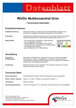 WeGo Multikonzentrat Grün
