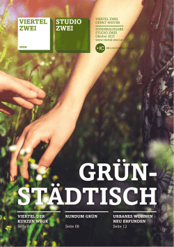 GR&Uuml;N- ST&Auml;DTISCH