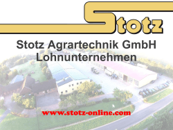 Vorstellung Stotz Agrartechnik GmbH