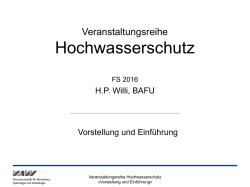 Hochwasserschutz