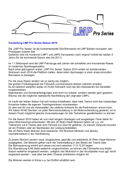 Vorstellung LMP Pro Series - Deutsch-2016