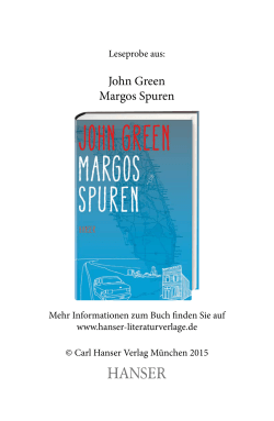 Margos Spuren - Carl Hanser Verlag