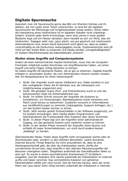 Digitale Spurensuche - ADS