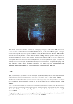 8MM Musik presents the self-titled debut LP by
