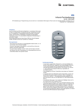 IRS Infrarot-Fernbedienung