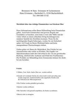 Brennerei Hans Erismann Eschenmosen