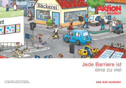 Jede Barriere ist eine zuviel