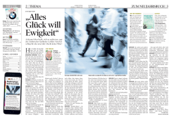 Gl&uuml;ck will Ewigkeit.