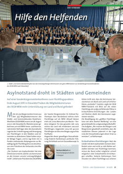 Hilfe den Helfenden