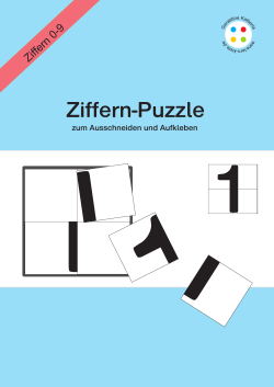 Ziffern-Puzzle - Lern