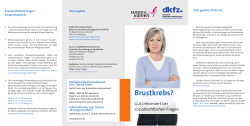 Brustkrebs? Gut informiert bei sozialrechtlichen Fragen