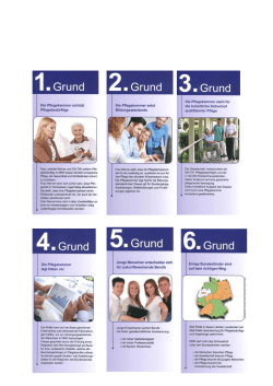 6 Gründe Pflegekammer