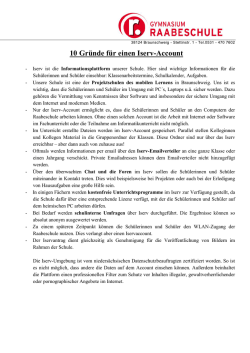 Gründe für die Nutzung von Iserv