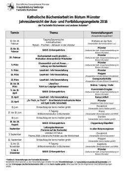 Jahres&uuml;bersicht 2016