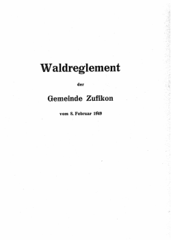Dokument-IconWaldreglement