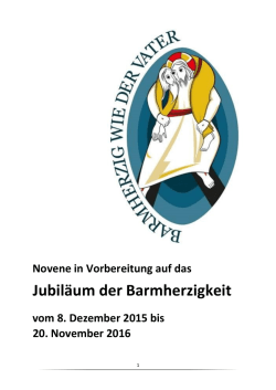 Jubil&auml;um der Barmherzigkeit
