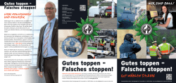 Gutes toppen &ndash; Falsches stoppen! Gutes toppen &ndash; Falsches stoppen!