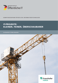it-projekte: kleiner, feiner, &uuml;berschaubarer
