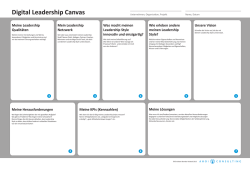 Digital Leadership Canvas