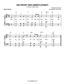Ein Prosit - Jeff Jetton