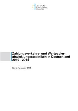 Zahlungsverkehrs- und Wertpapierabwicklungsstatistiken in