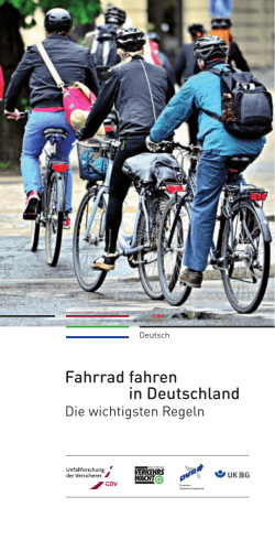 Fahrrad fahren in Deutschland