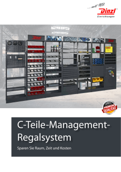 C-Teile-Management- Regalsystem