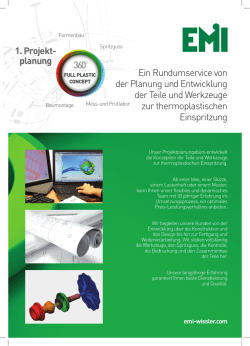 Ein Rundumservice von der Planung und Entwicklung der Teile und