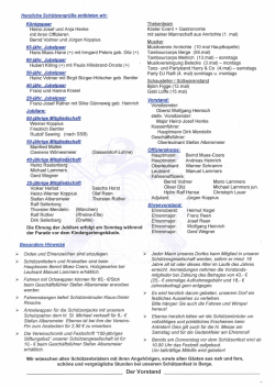 Festbrosch&uuml;re 2015 - Sch&uuml;tzengesellschaft St. Michael Berge