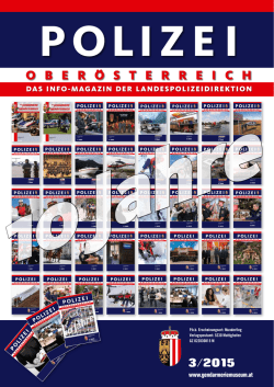 Ausgabe 3/2015 - Polizei © Polizei