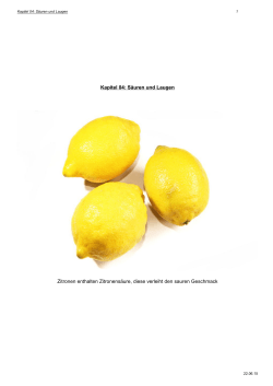 Kapitel 04: Säuren und Laugen Zitronen enthalten