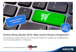 Online-Shop-Studie 2015_Leseprobe