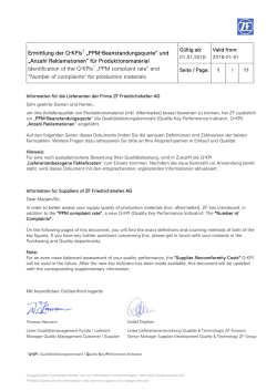 Ermittlung der Q-KPIs PPM
