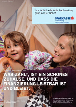 Ihre individuelle Wohnbauberatung ganz in Ihrer N&auml;he!